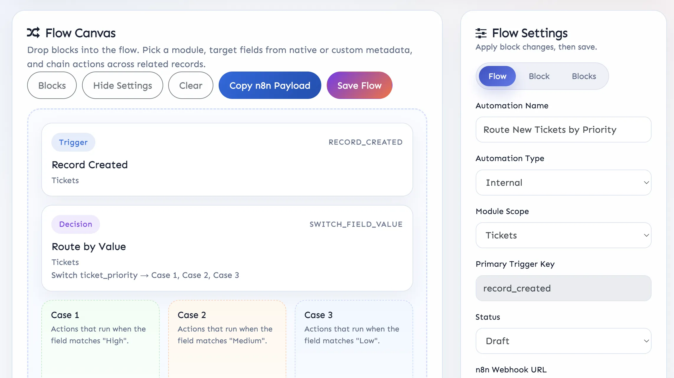 CRM automation dashboard showing onboarding and workflow setup in Super Easy CRM